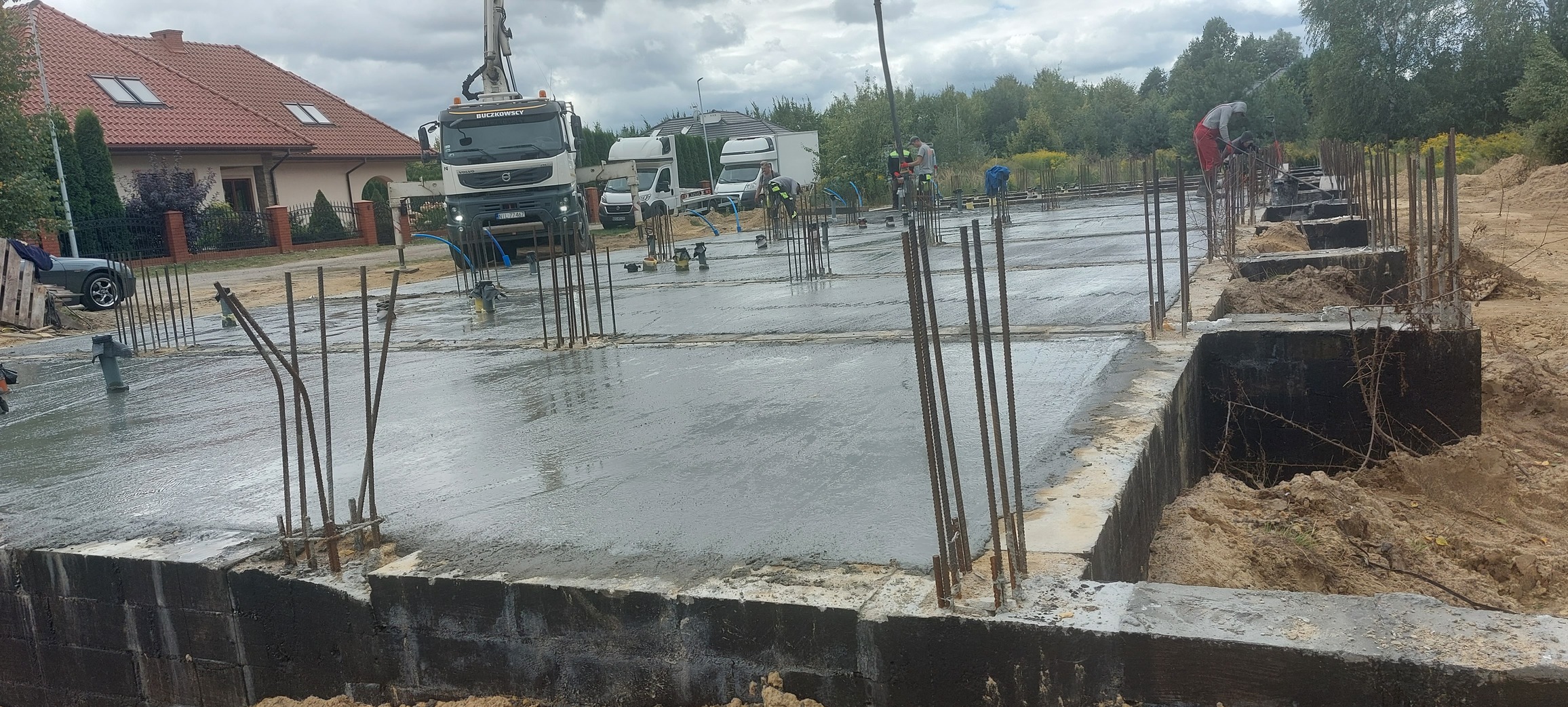 Betonowanie Fundamentów - Płyta Fundamentowa