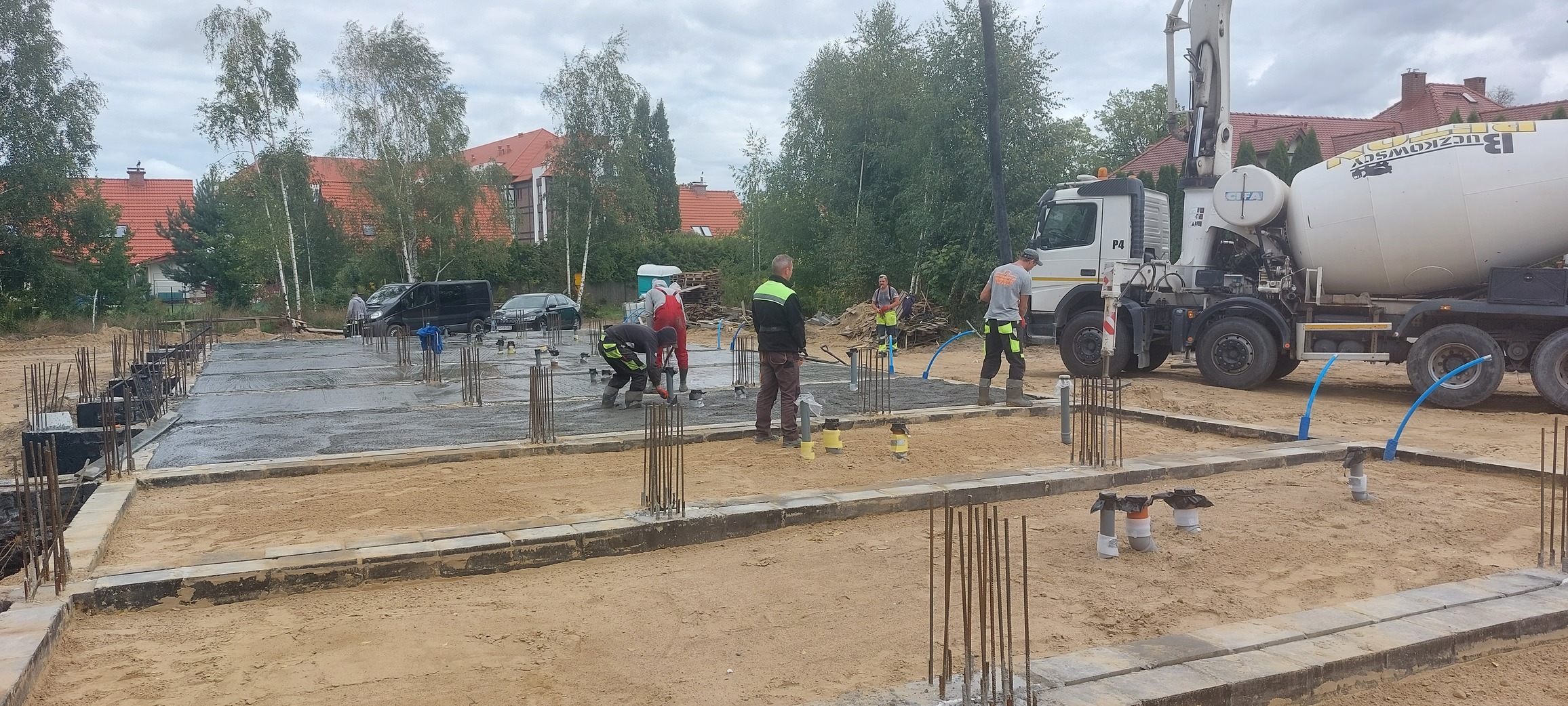 Betonowanie Stropu - Prace Wykończeniowe