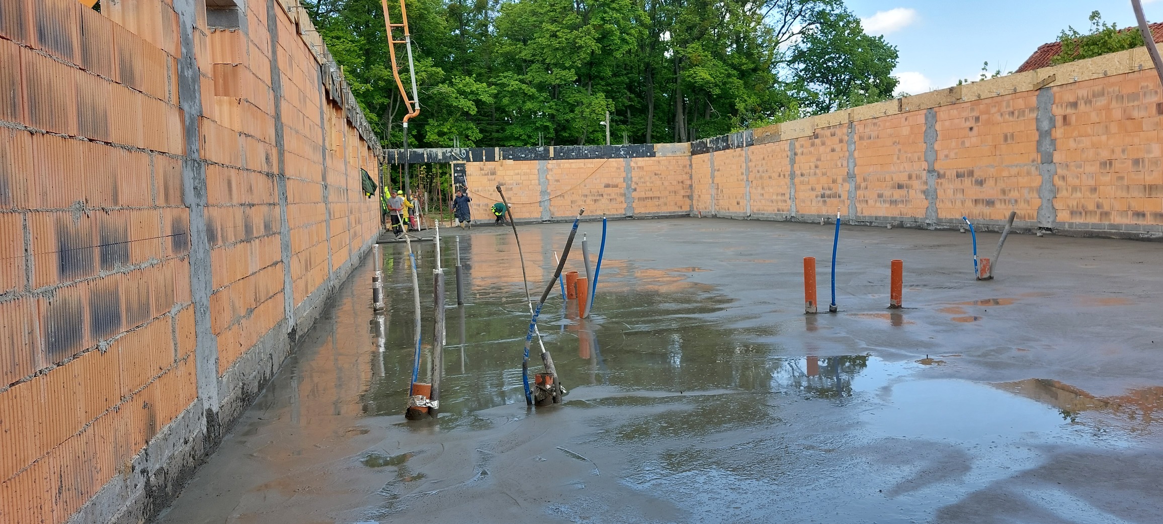 Fundamenty Domu - Betonowanie Stropu