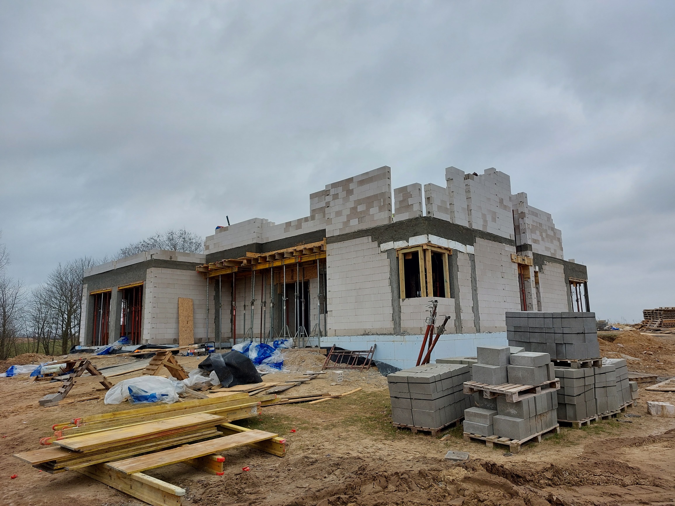 Dom w Budowie - Konstrukcja Dachu